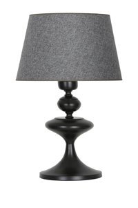Vinner Bercy Tekli Pvc Tek Ayaklı Abajur Gri