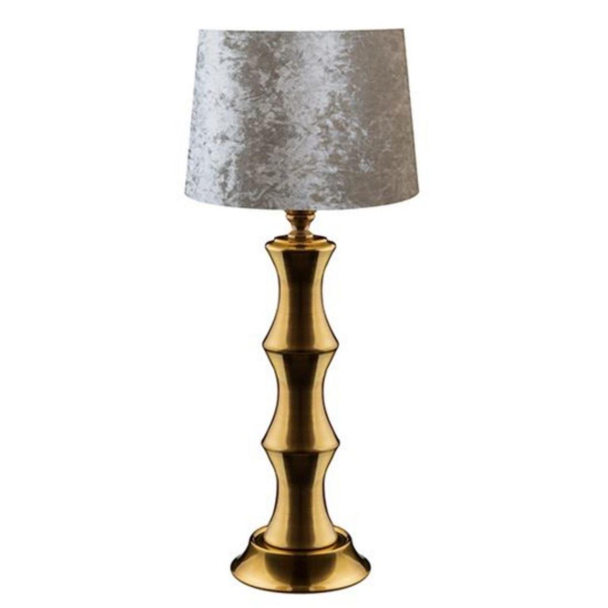 Vinner Jasmine Series AB-5806 Tekli Pvc Tek Ayaklı Abajur Hasır Gri