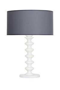 Vinner Jasmine Series AB-5806 Tekli Pvc Tek Ayaklı Abajur Vizon
