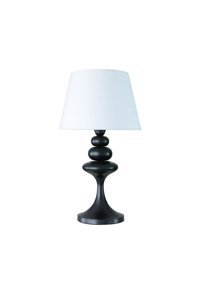 Vinner Balance Tekli Pvc Tek Ayaklı Abajur Beyaz - Sarı