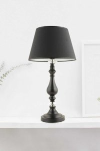 Vinner Epifanio Dikey Kristal Tekli Metal Tek Ayaklı Abajur Hardal