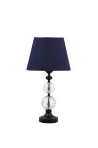 Vinner Krom Kaplama Jasmine Series AB-5807 Tekli Metal Tek Ayaklı Abajur Bej