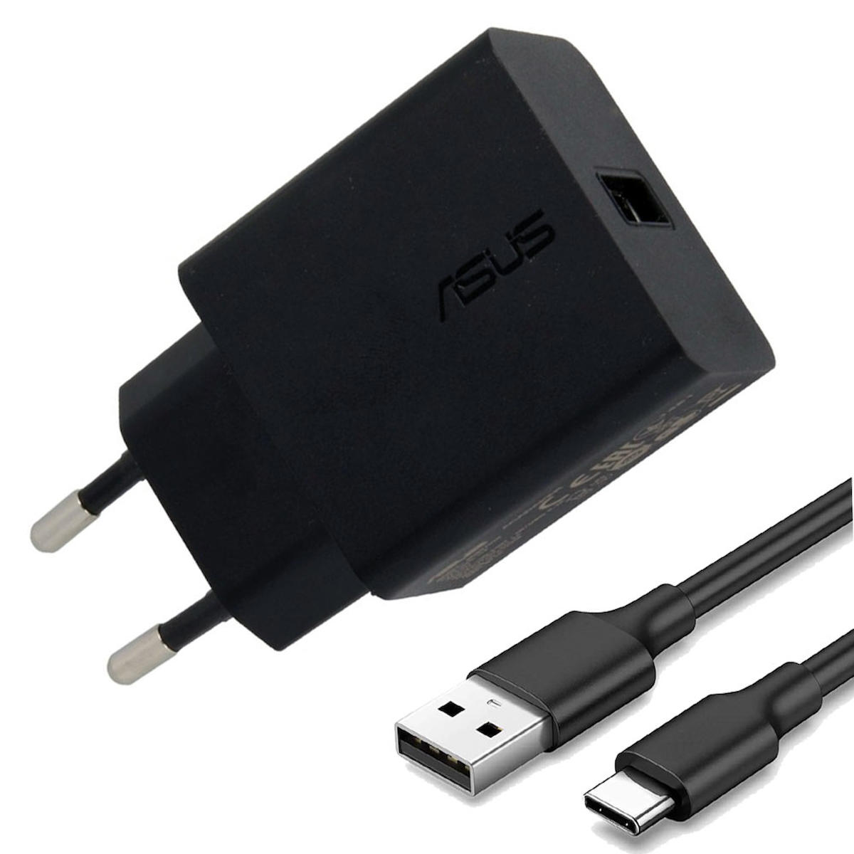 Asus Universal Type-C Kablolu Hızlı Şarj Aleti Siyah