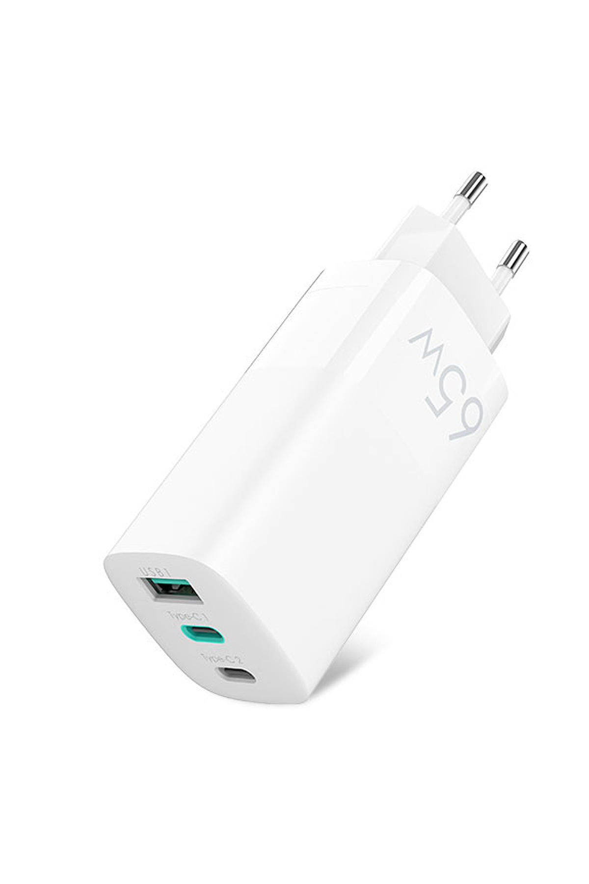 Havit UC10 iPhone Type-C Kablolu 65 W Hızlı Şarj Aleti Beyaz