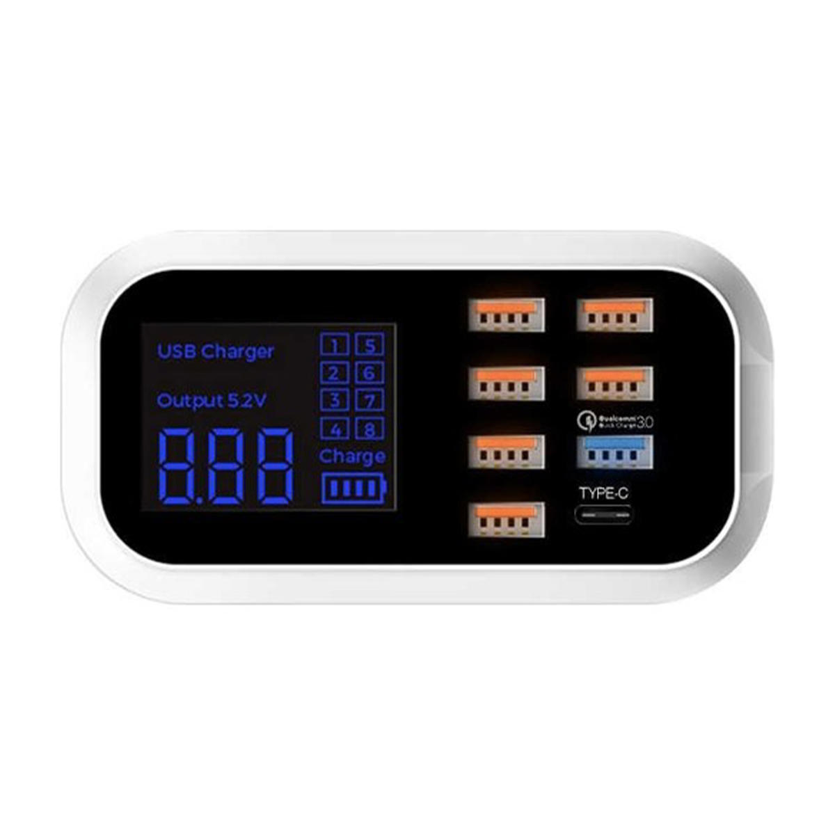 Paleon Cda19Q Universal Type-C Kablolu Hızlı Şarj Aleti Beyaz