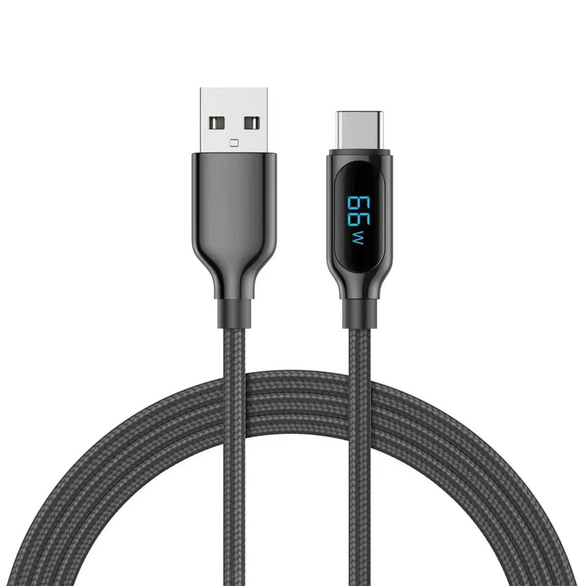 Woyax Universal Type-C Kablolu 33 W Hızlı Şarj Aleti Siyah
