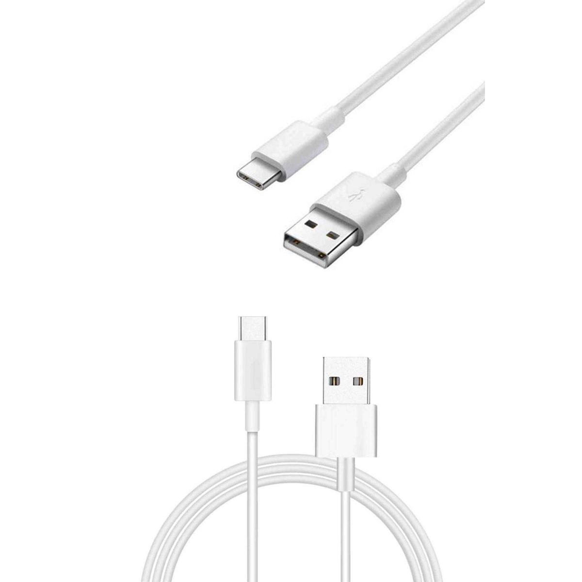 Shopping Store Universal Type-C Kablolu Hızlı Şarj Aleti Beyaz