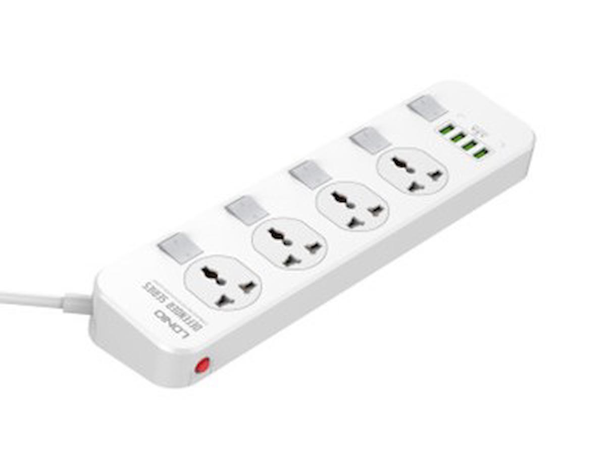 Ldnio SC4408 Universal USB Kablolu 25 W Hızlı Şarj Aleti Beyaz