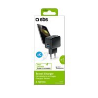 Sbs 91275 TETRAV2USB2A Universal USB Kablolu Hızlı Şarj Aleti Siyah