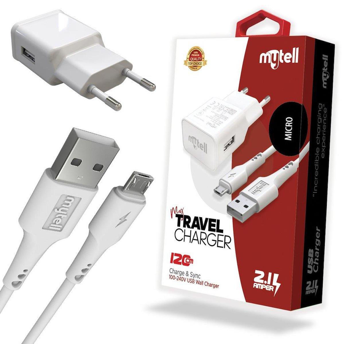 Mytell SM-20 Universal Universal Kablolu Hızlı Şarj Aleti Beyaz
