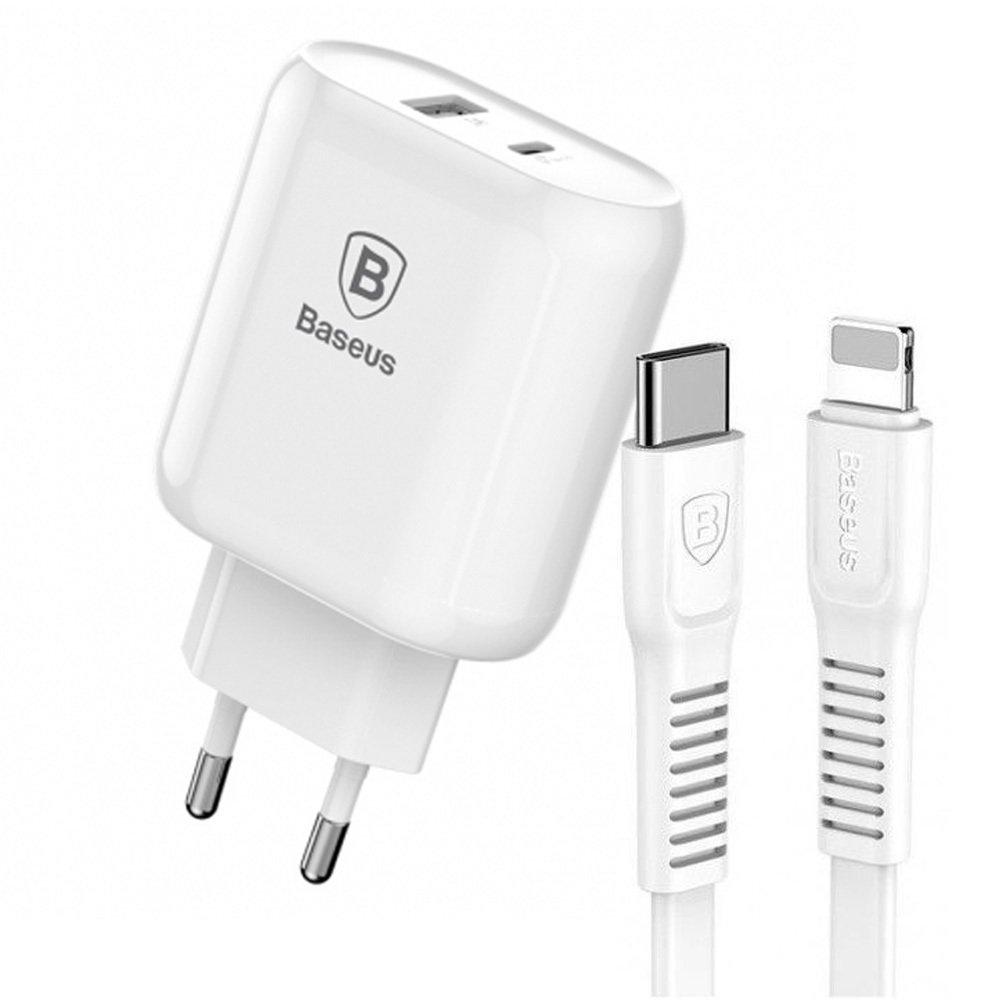 Baseus Bojure Universal Kablolu Hızlı Şarj Aleti Beyaz