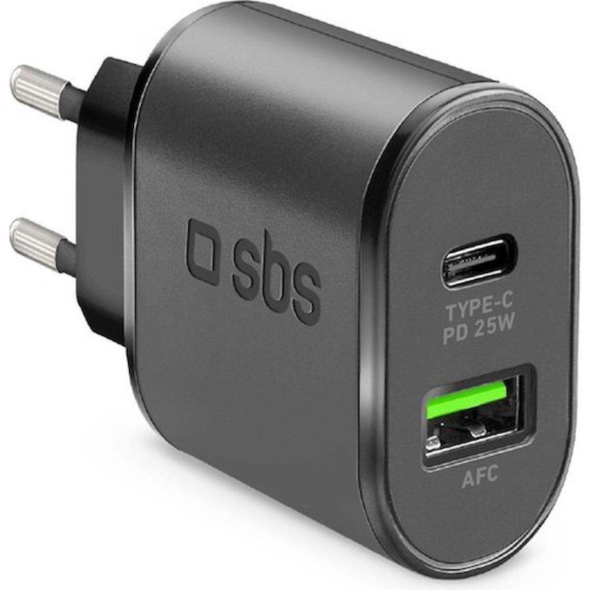 Sbs Universal Kablolu Hızlı Şarj Aleti Siyah
