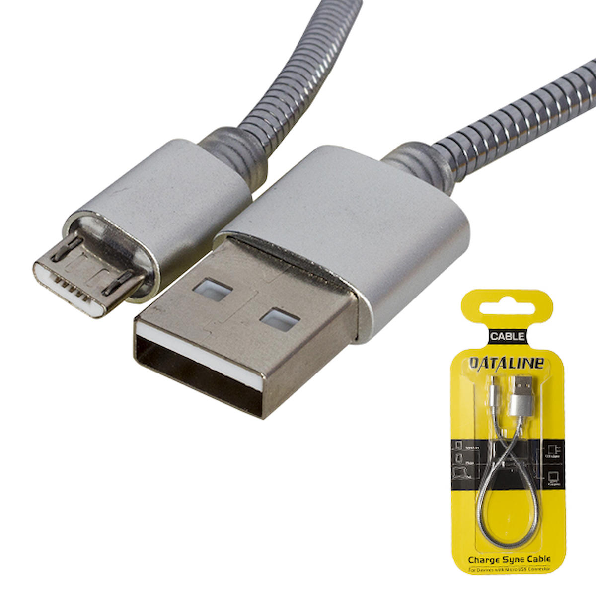 Powermaster Samsung Kablolu Hızlı Şarj Aleti Gri