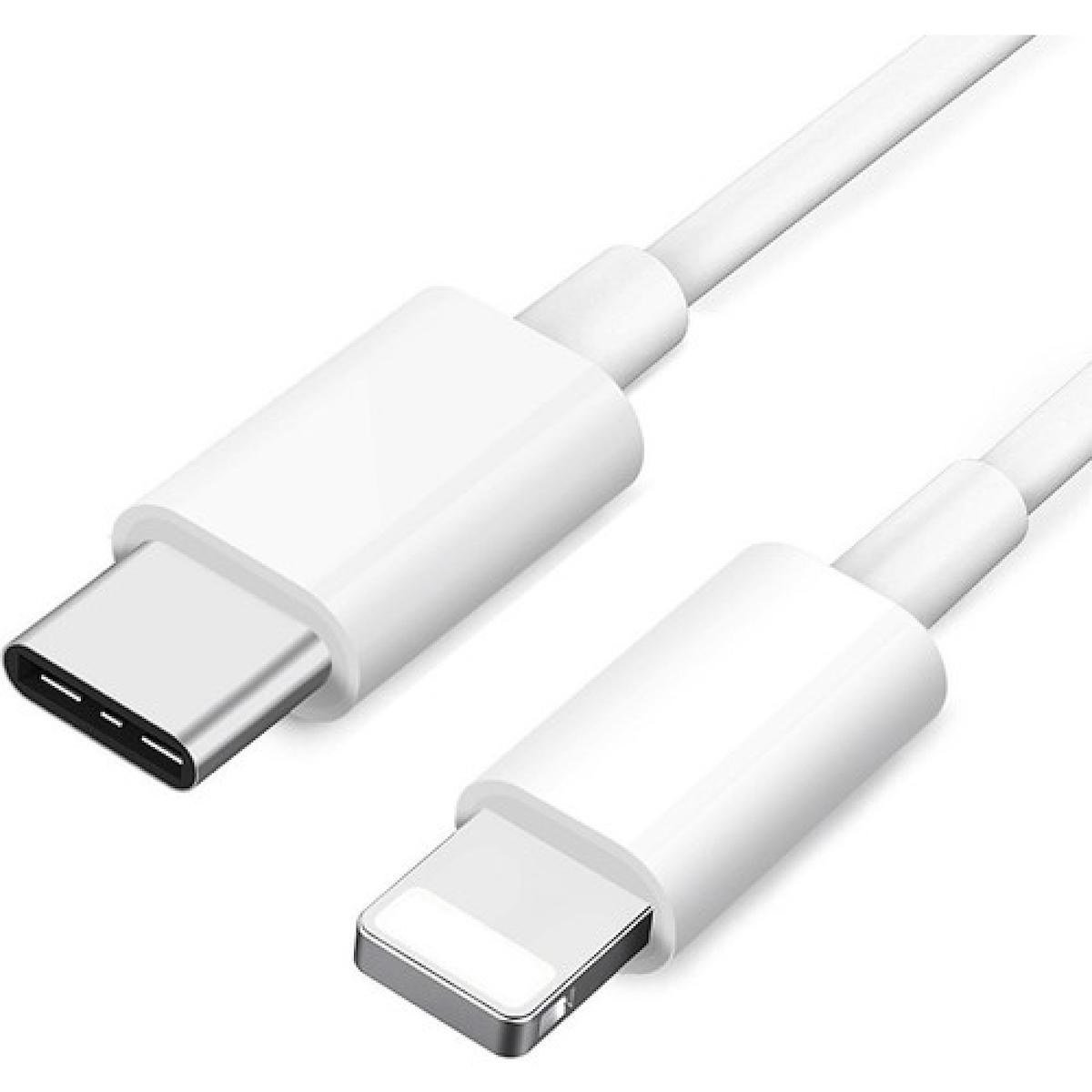 Shopping Store iPhone Lightning - Type-C Kablolu Hızlı Şarj Aleti Beyaz