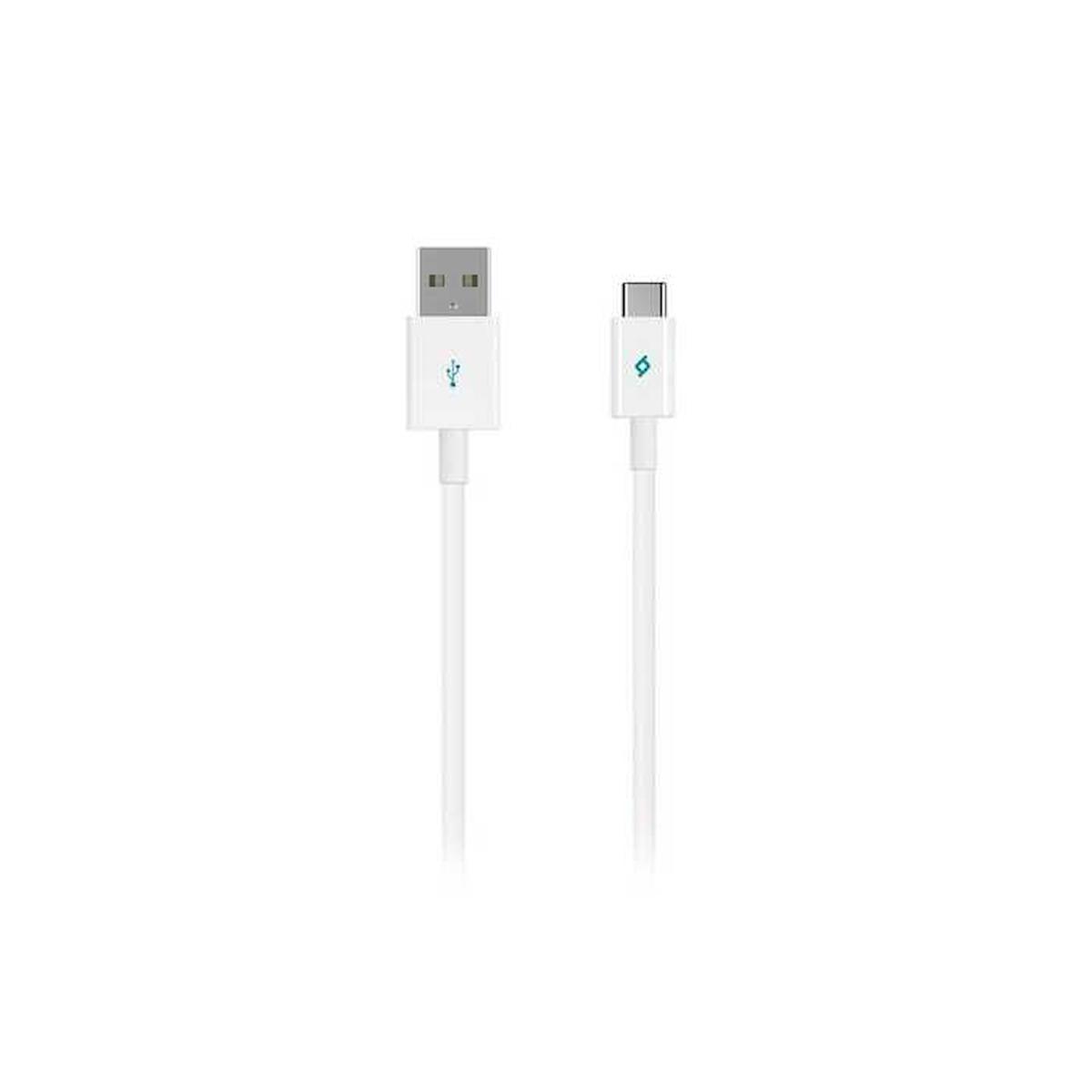 Ttec 2DK12B Universal Type-C Kablolu Hızlı Şarj Aleti Beyaz