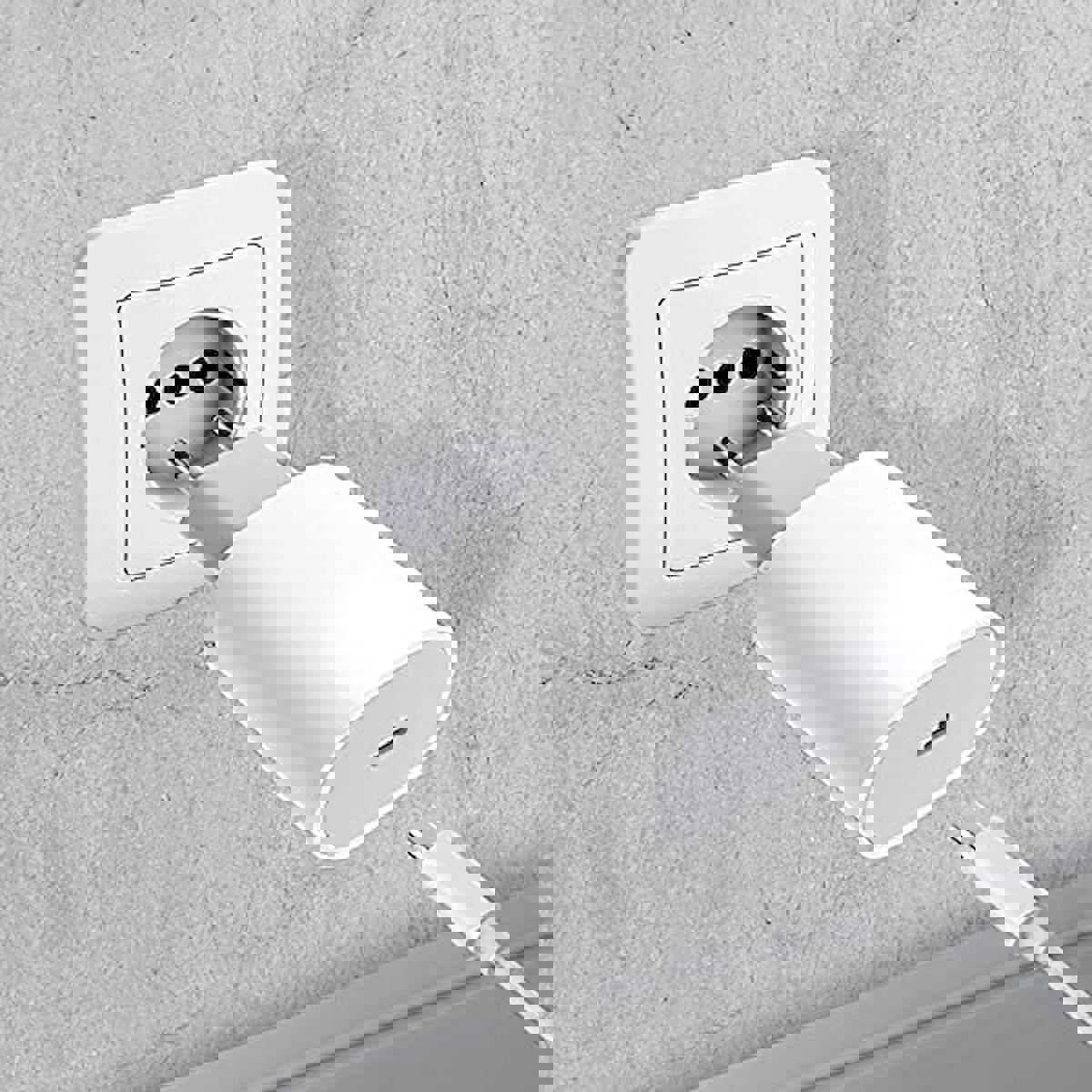 Qasul iPhone Lightning Kablolu Hızlı Şarj Aleti Beyaz