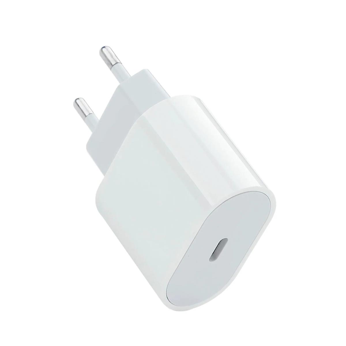 Shopping Store iPhone Type-C Kablolu 20 W Hızlı Şarj Aleti Beyaz