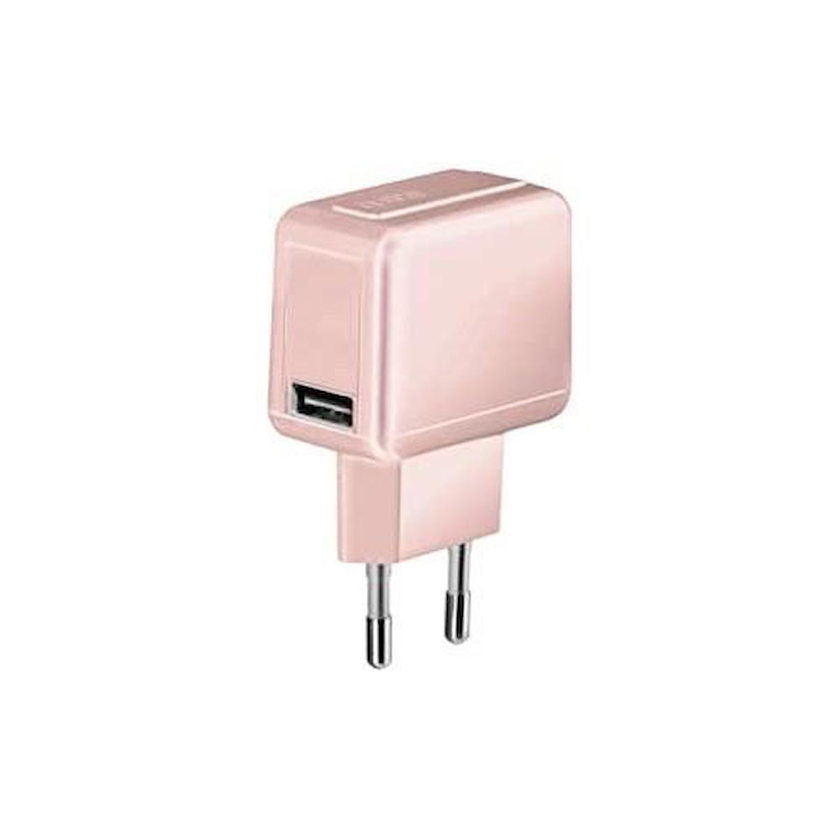 Sbs 15544 TETRAV1USB1AP Universal Kablolu 5 W Hızlı Şarj Aleti Pembe