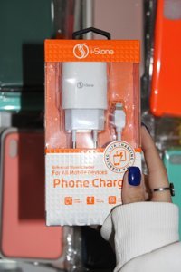 İ-Stone iPhone Lightning Kablolu Hızlı Şarj Aleti Beyaz