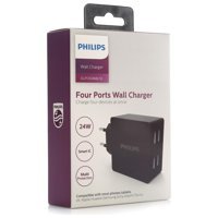 Philips DLP1304 Universal Kablolu Hızlı Şarj Aleti Siyah