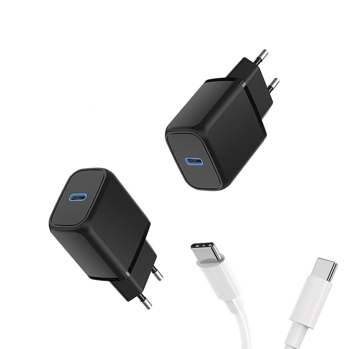 Hzl Universal Type-C Kablolu 33 W Hızlı Şarj Aleti Siyah