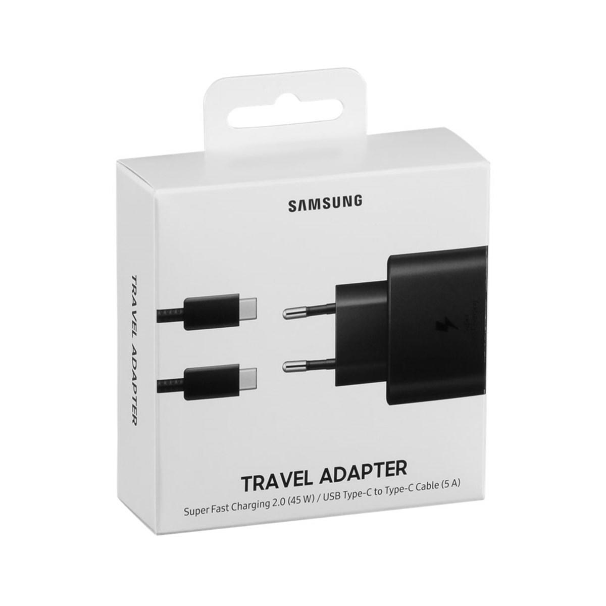 Samsung Universal Type-C Kablolu 45 W Hızlı Şarj Aleti Siyah