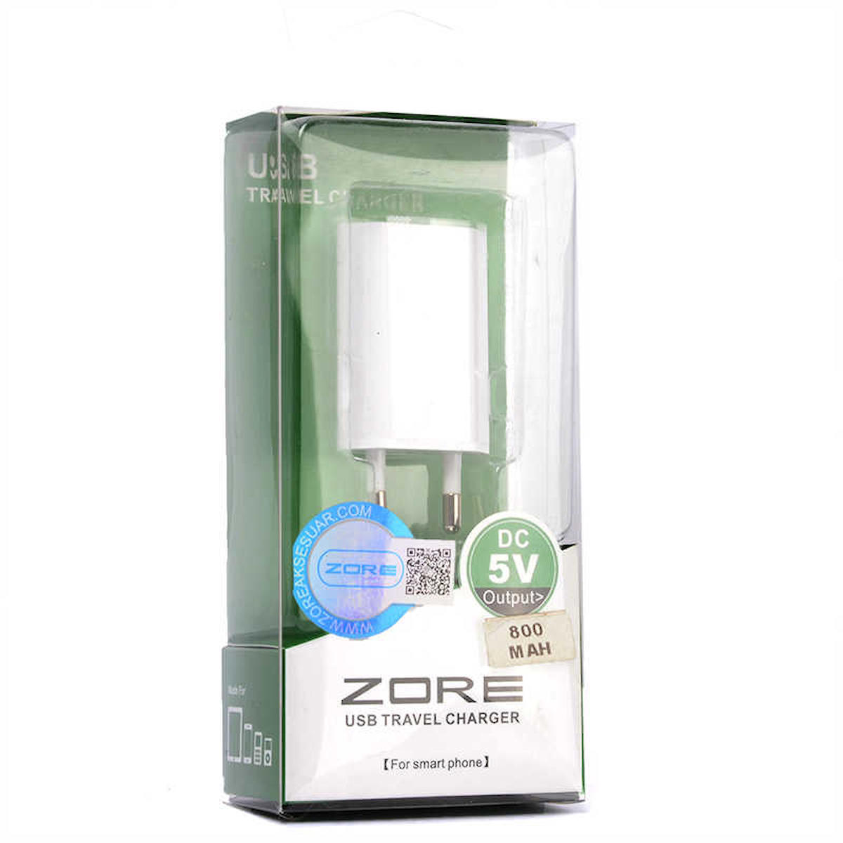 Zore iPhone Lightning Kablolu 5 W Hızlı Şarj Aleti Beyaz