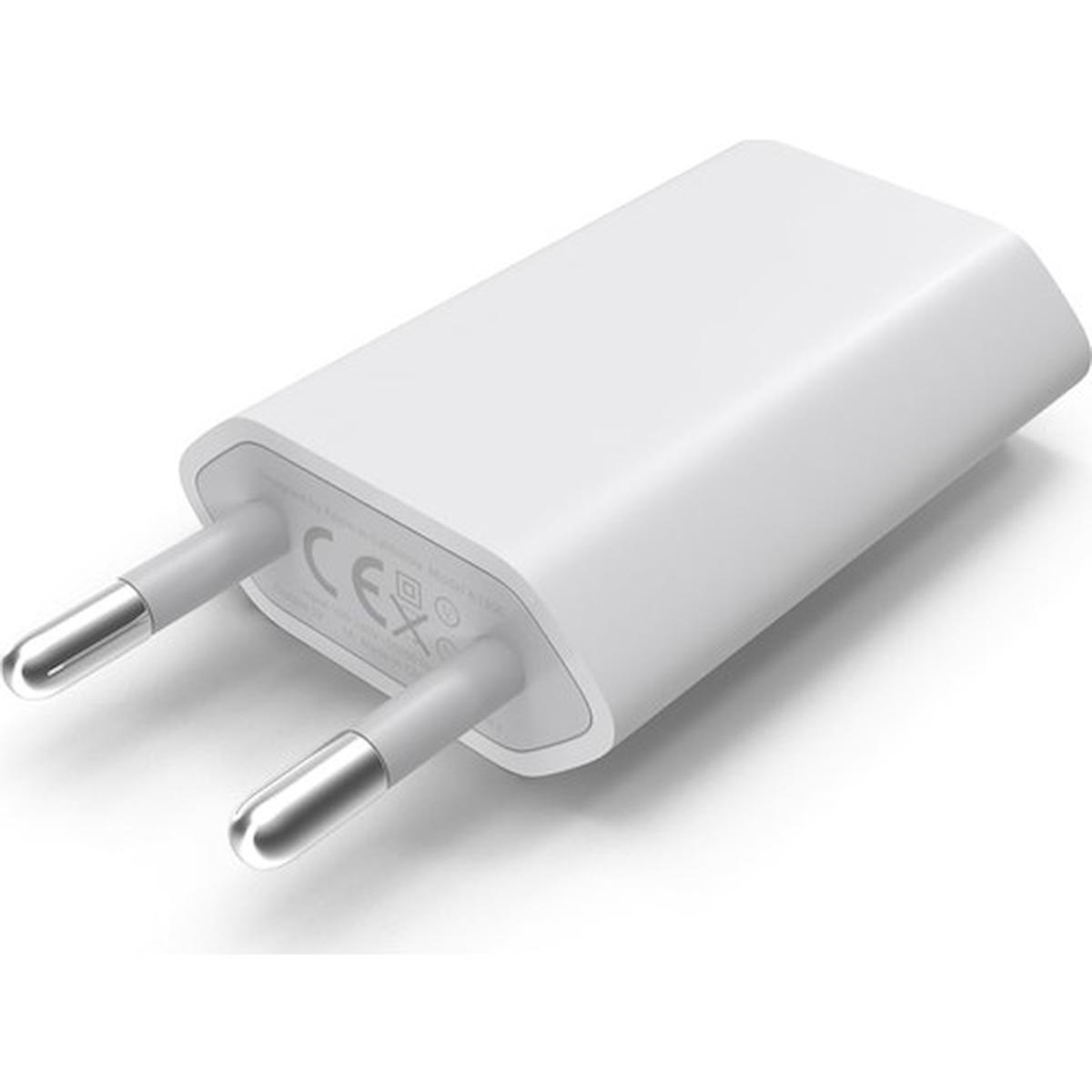 Üniversal iPhone USB Kablolu 5 W Hızlı Şarj Aleti Beyaz