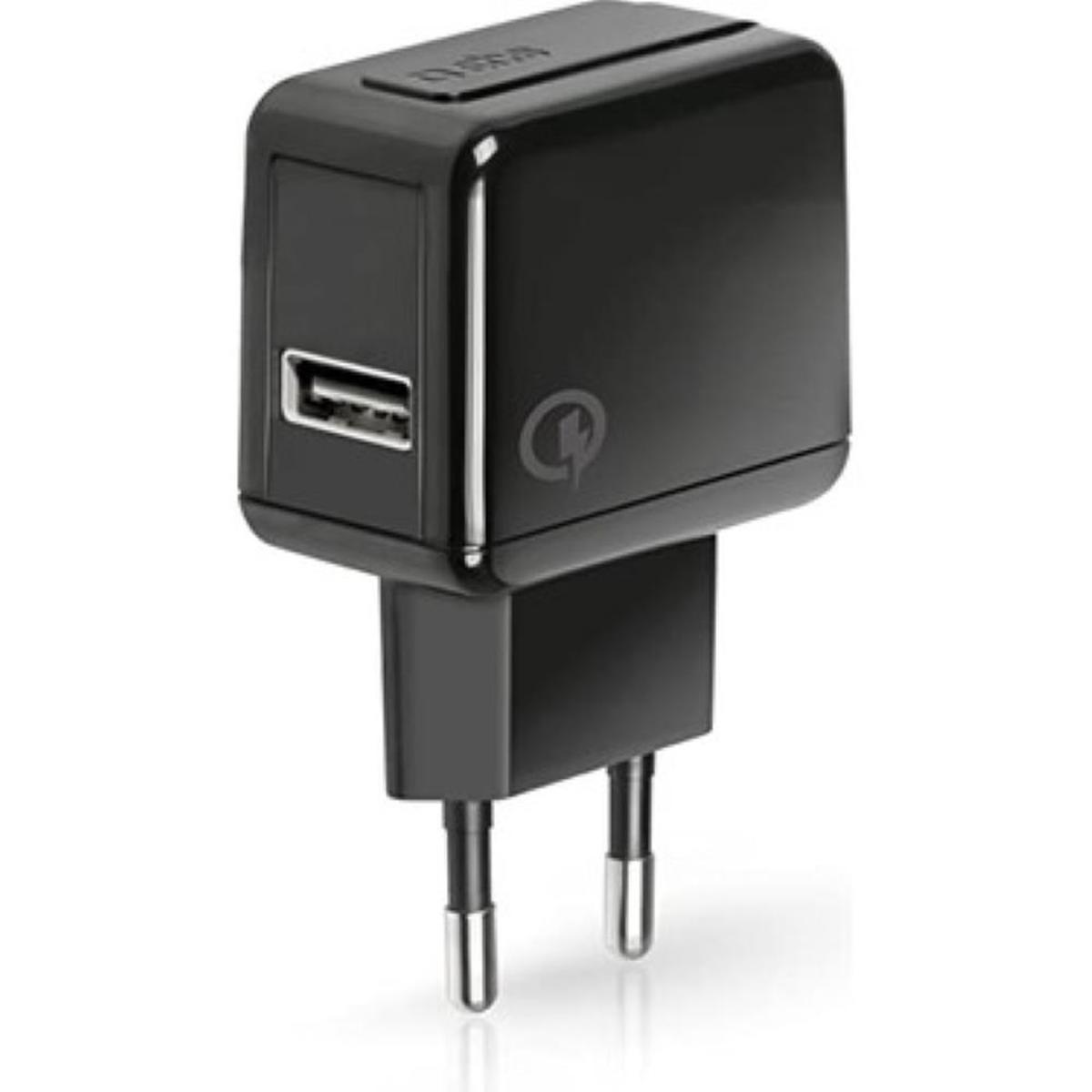 Sbs 11362 TETRAV1USBQC Universal Kablolu Hızlı Şarj Aleti Siyah