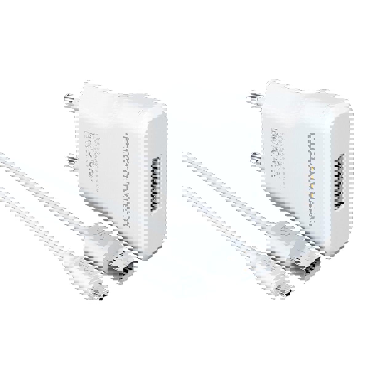Dramex D11m Universal Micro USB Kablolu Hızlı Şarj Aleti Beyaz