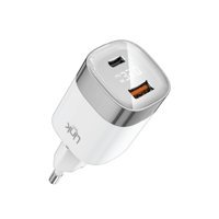 Linktech Universal Type-C Kablolu 33 W Hızlı Şarj Aleti Beyaz