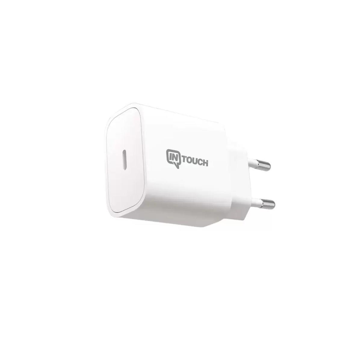 Intouch Universal USB Kablolu 20 W Hızlı Şarj Aleti Beyaz