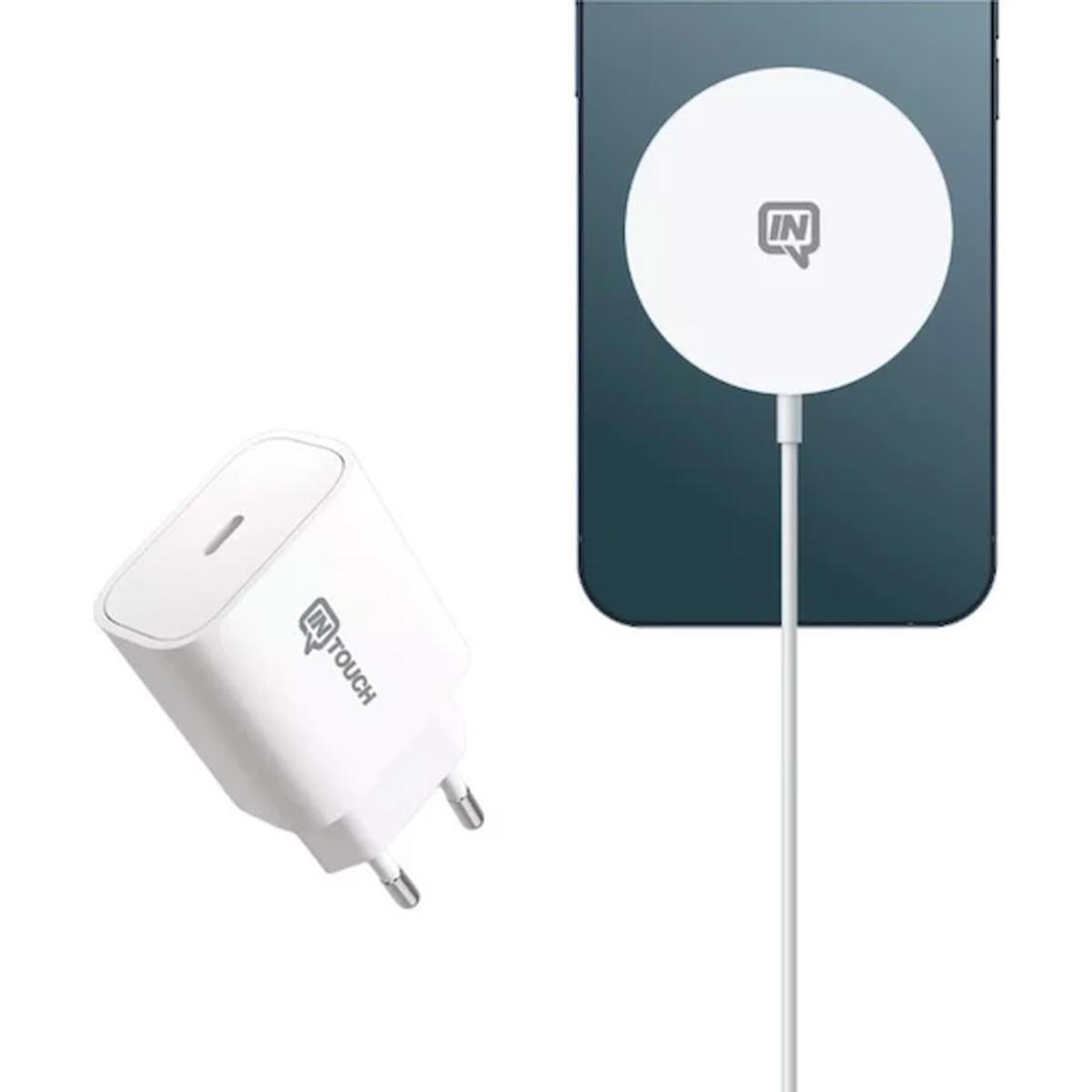 Intouch Universal Kablolu 20 W Hızlı Şarj Aleti Beyaz