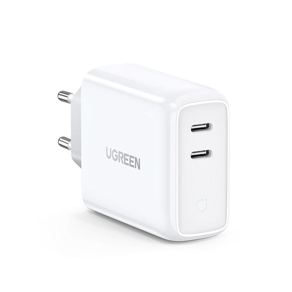 Ugreen Universal Type-C Kablolu 36 W Hızlı Şarj Aleti Beyaz
