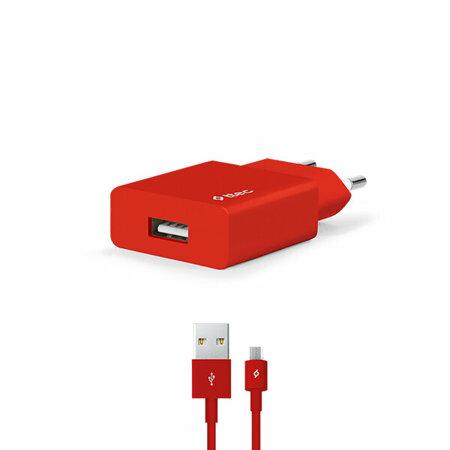 Ttec Universal USB Kablolu Hızlı Şarj Aleti Kırmızı
