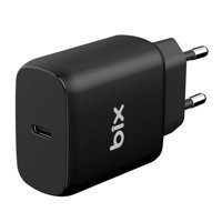 Bix BX-PD25TA Universal Type-C Kablolu 25 W Hızlı Şarj Aleti Siyah