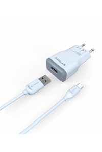Syrox EU-39 Universal USB Kablolu Hızlı Şarj Aleti Beyaz