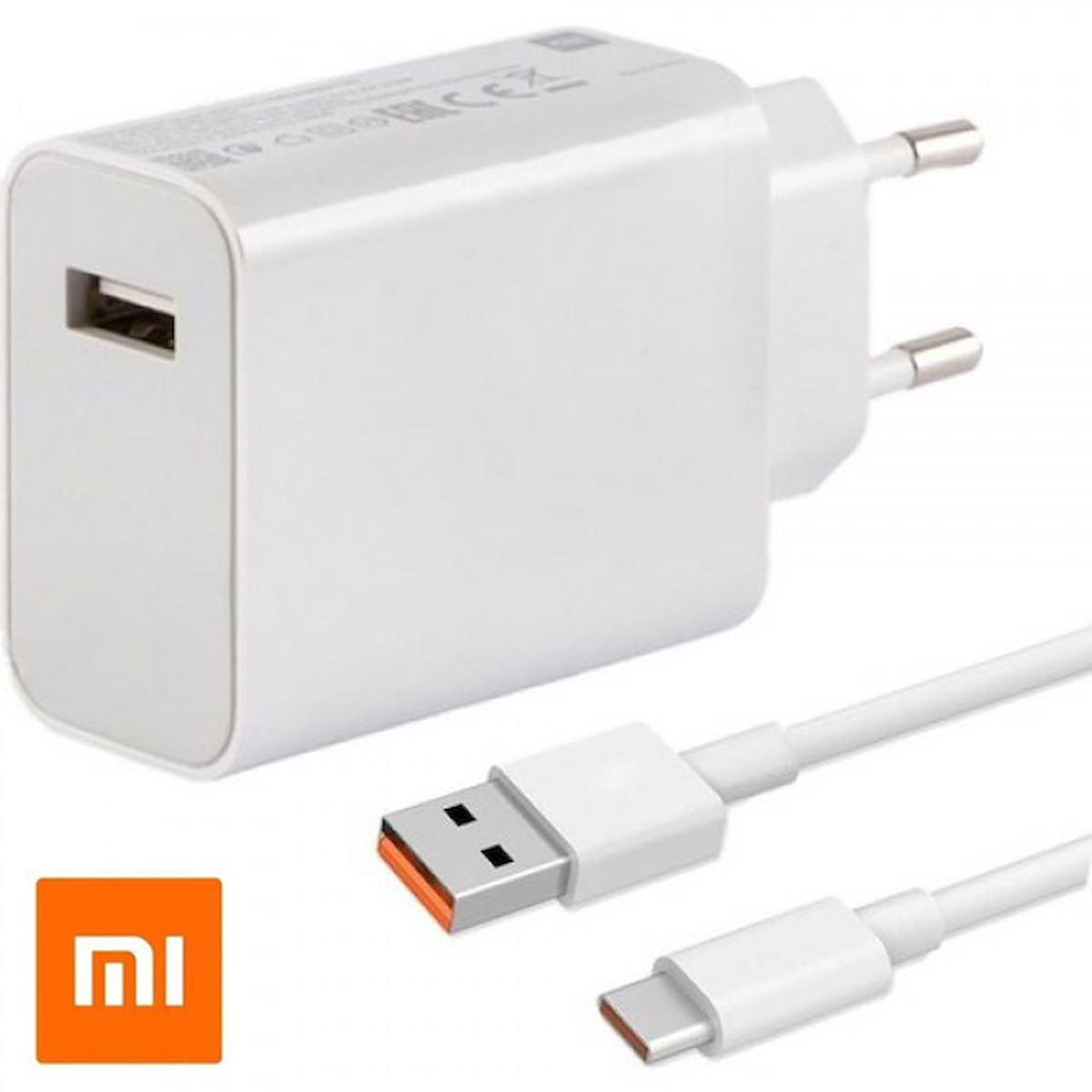 Xiaomi Xiaomi Type-C Kablolu 33 W Hızlı Şarj Aleti Beyaz