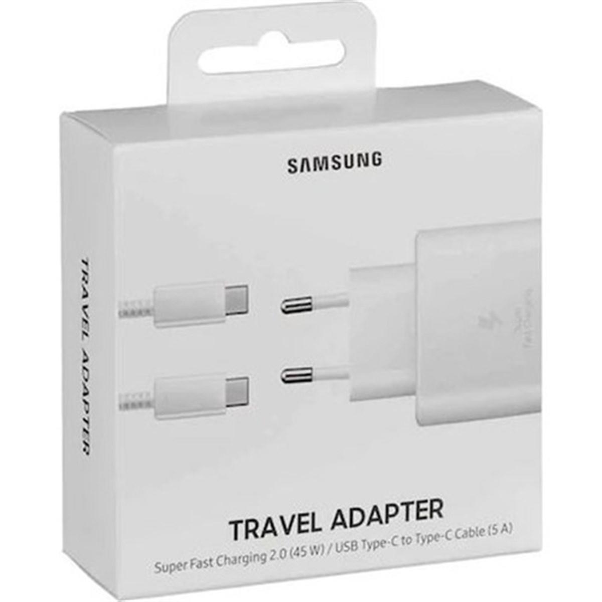 Samsung Universal Type-C Kablolu Hızlı Şarj Aleti Beyaz