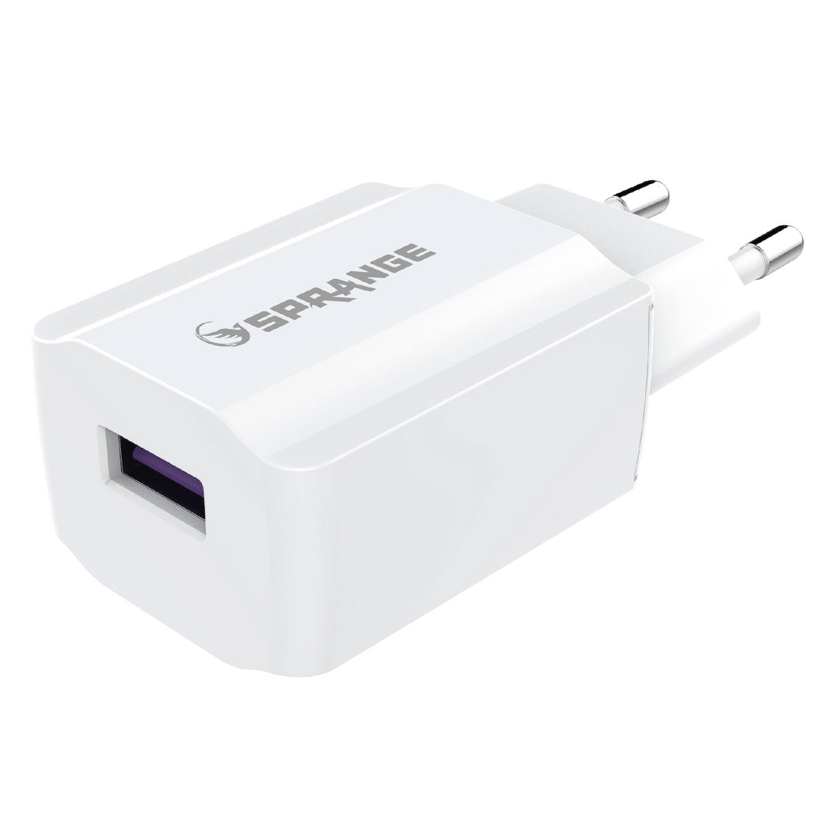 Sprange Q-21 Universal Kablolu 5 W 2.1 Amper Hızlı Şarj Aleti Beyaz