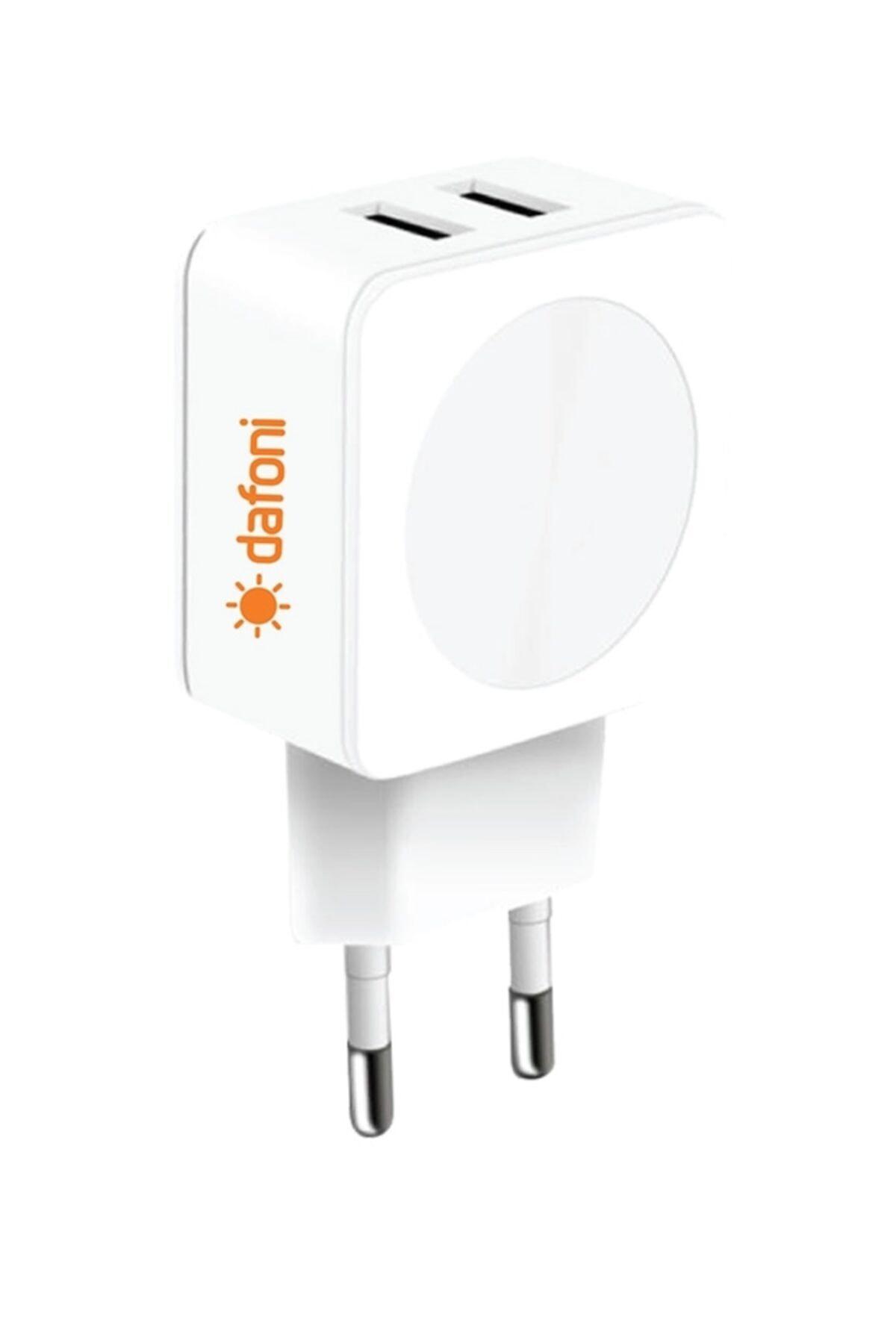 Dafoni DAF-001 Universal USB 5 W 3 Amper Hızlı Şarj Aleti Beyaz