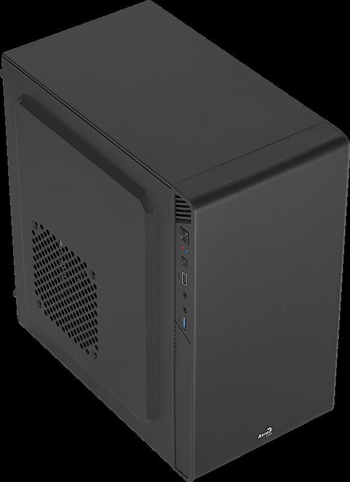 Aerocool CS106P350 1 Fanlı Siyah Dikey Kullanım Mini ATX Bilgisayar Kasası