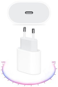 İ-Stone iPhone Lightning Kablolu 20 W Hızlı Şarj Aleti Beyaz