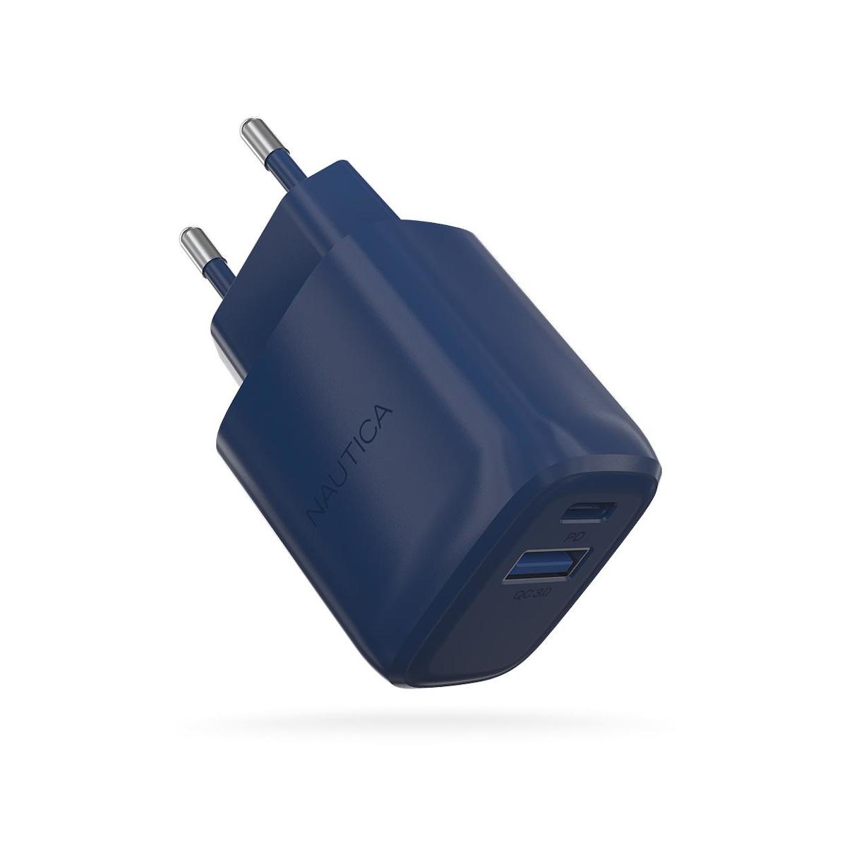 Nautica CH80 Universal Kablolu 20 W Hızlı Şarj Aleti Lacivert