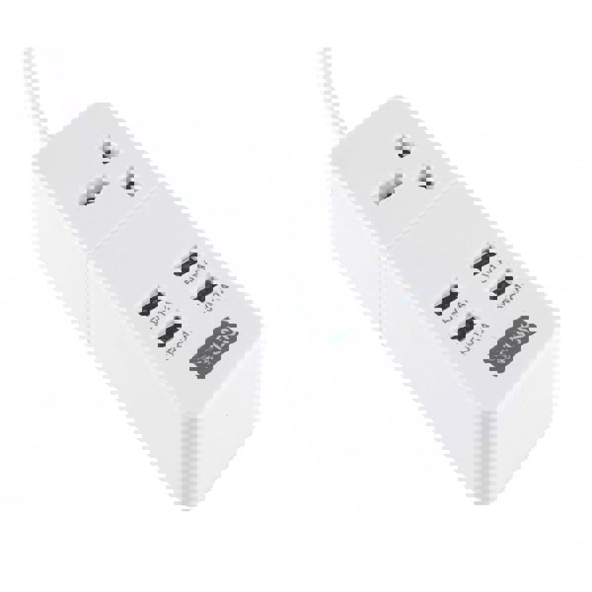 Qasul Zgn-t06 Universal USB Kablolu Hızlı Şarj Aleti Siyah