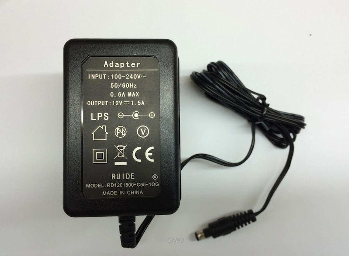 Ruide RD12001500-C55-10G Universal Kablolu Şarj Aleti Siyah