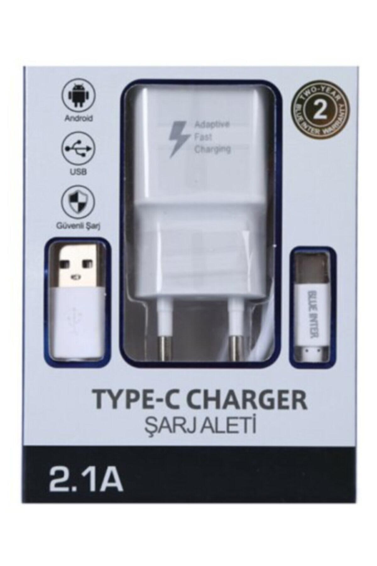 Pazariz Universal Type-C Kablolu Hızlı Şarj Aleti Beyaz