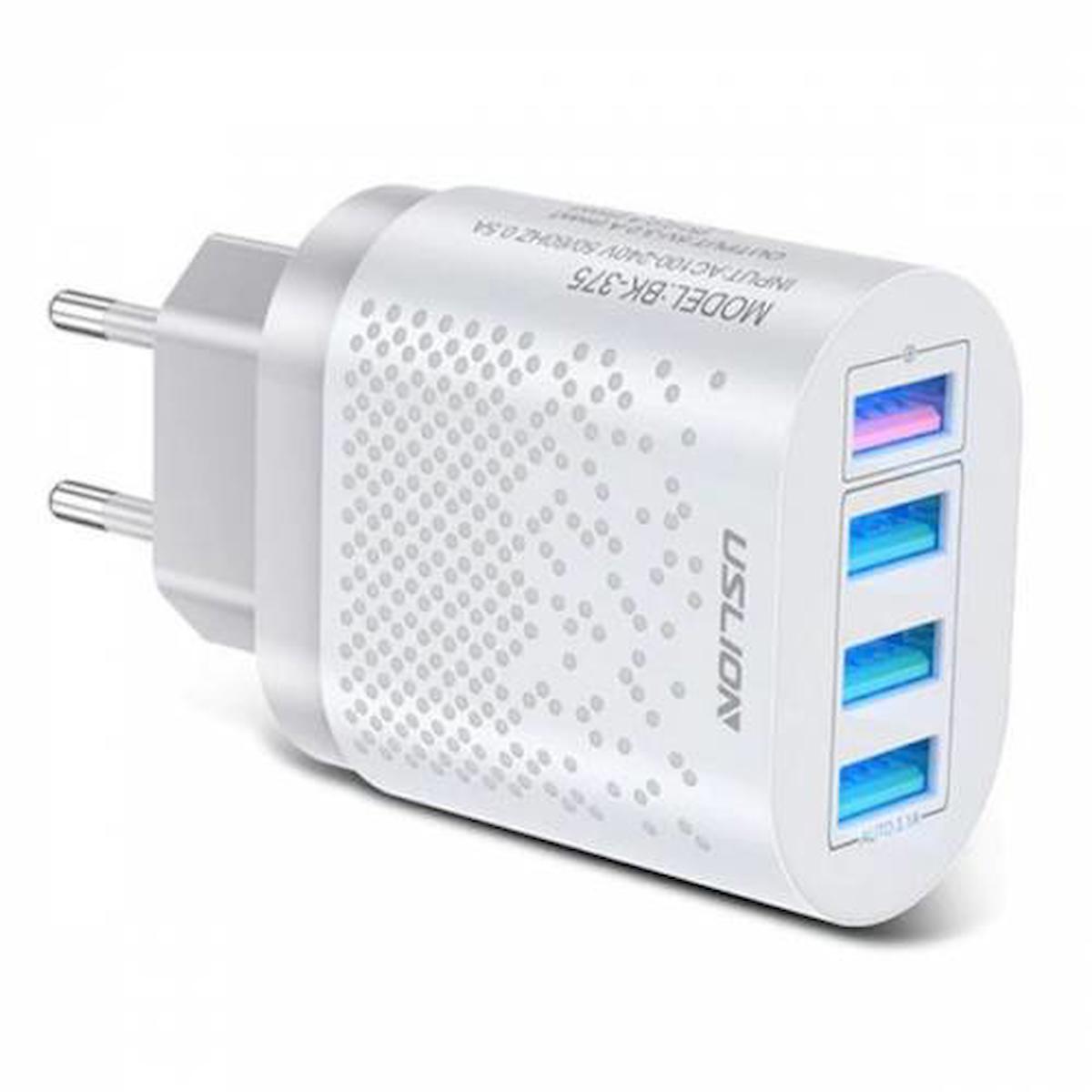 Polhammobile Samsung USB Kablolu Hızlı Şarj Aleti Beyaz