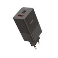 Linktech Universal USB Kablolu 65 W Hızlı Şarj Aleti Siyah