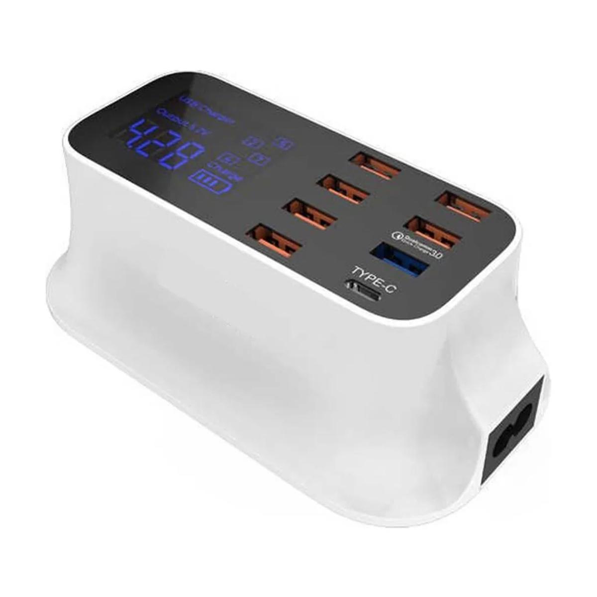 Galaksi Universal USB Kablolu Hızlı Şarj Aleti Beyaz